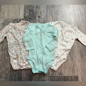 Carter's wrap style onesie set